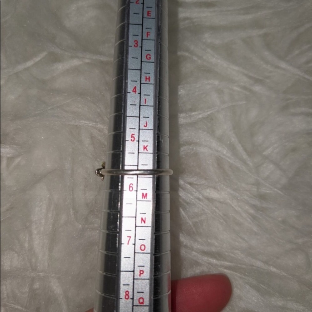 Pink Opal Triangle Shaped Ring - image 3